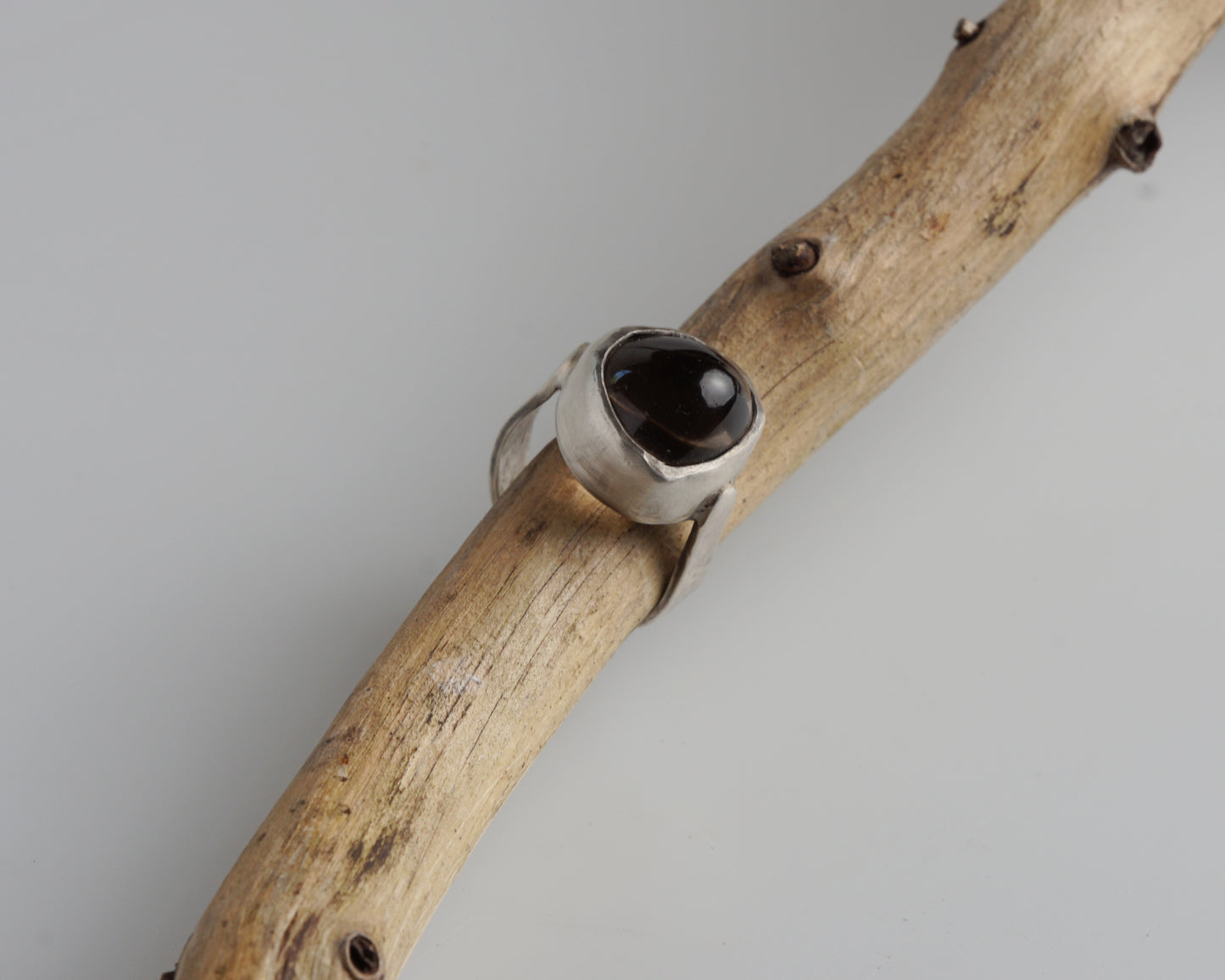 Smoky Drop ring