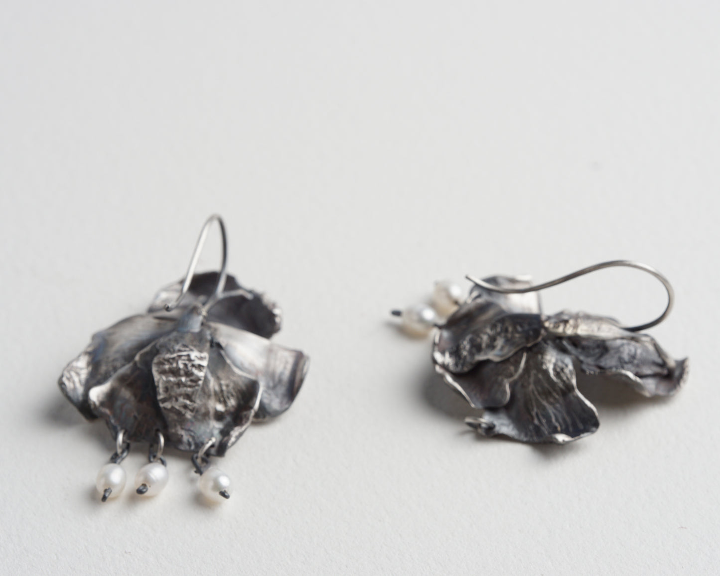 Boucles d'oreilles Orchidée