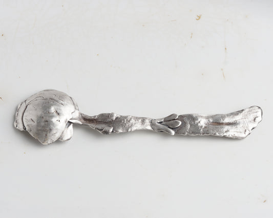 Silver Spoon with Green Tourmaline