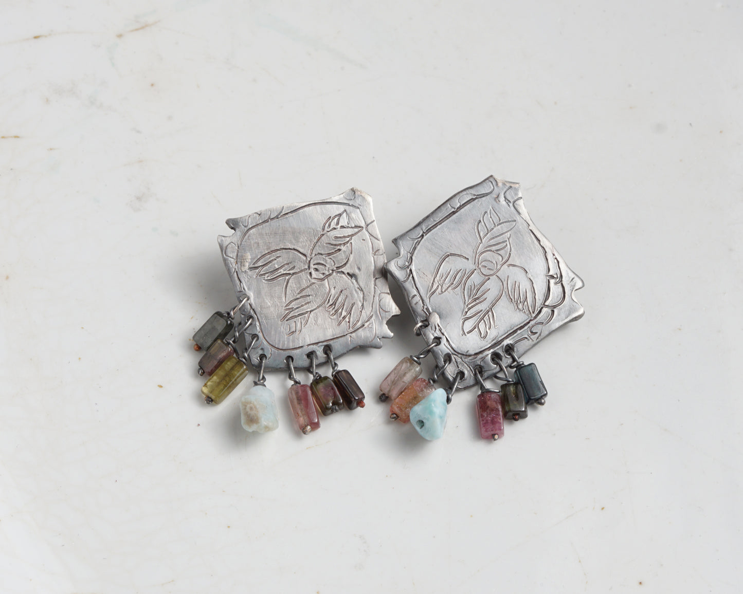 Seraphim Naive Silver Earrings