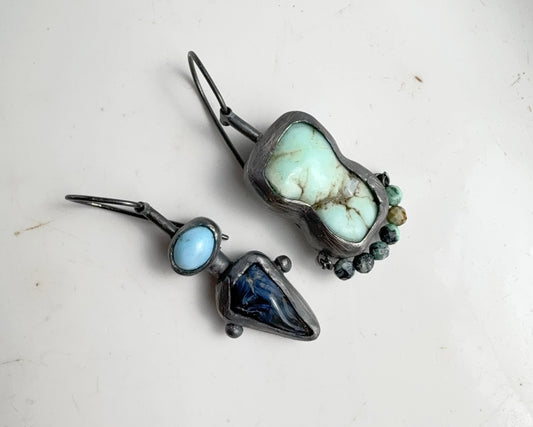 Skybound Asymmetry Earrings