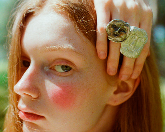 Moon Visage Ring