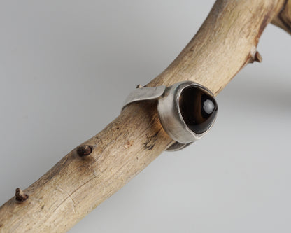 Smoky Drop ring