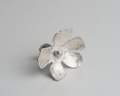 Petal & Pearl Statement Ring