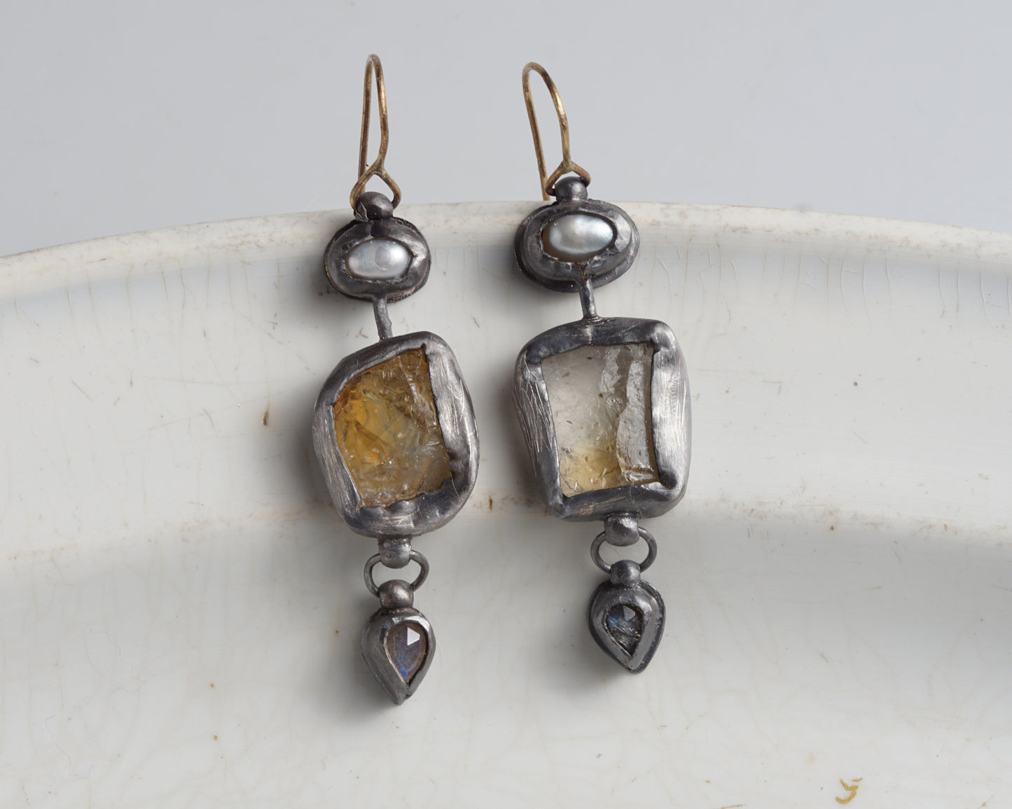 Citrine Raw Drops