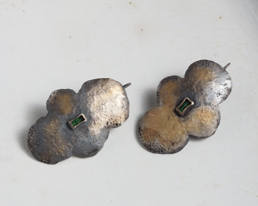 Forged Leaf Earrings