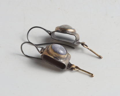 Moon Module Drop Earrings