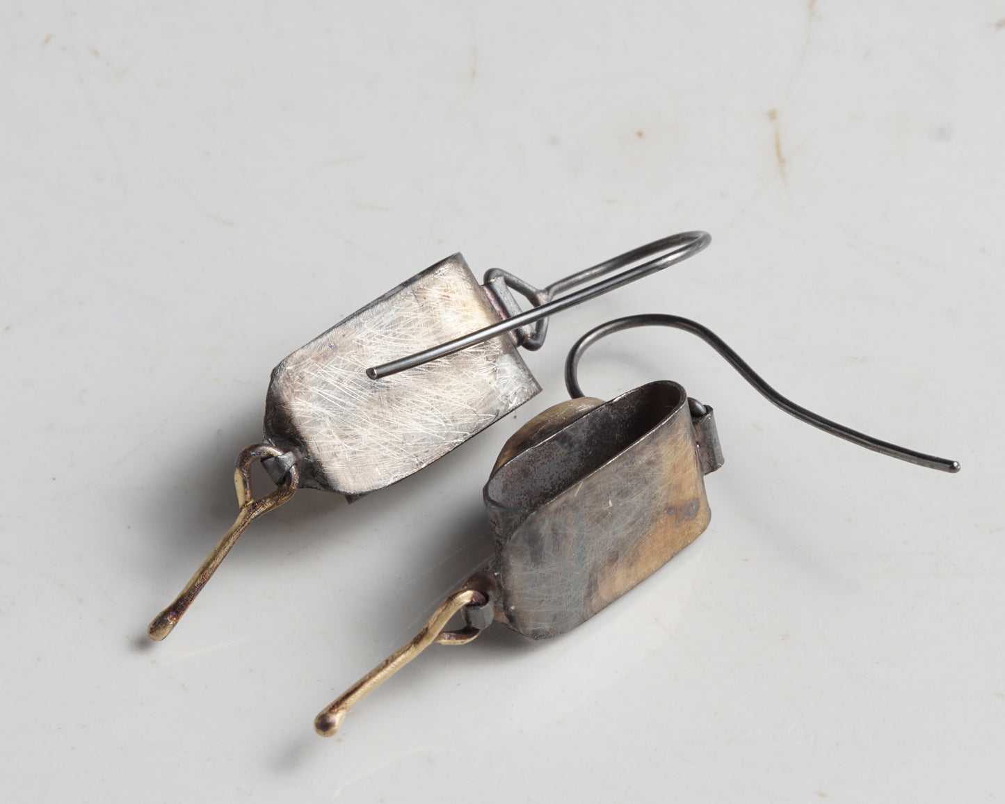 Moon Module Drop Earrings