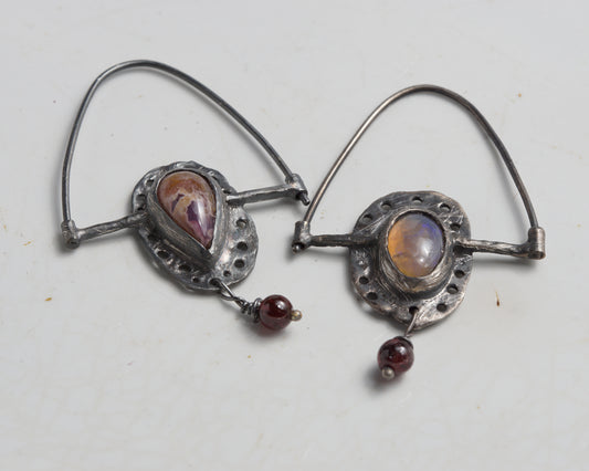 Relic Arc Opal Earrings