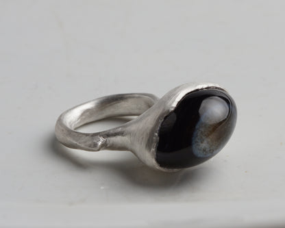 The Agate Guardian Ring