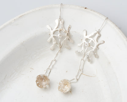 Openwork earrings