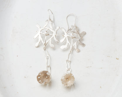 Openwork earrings