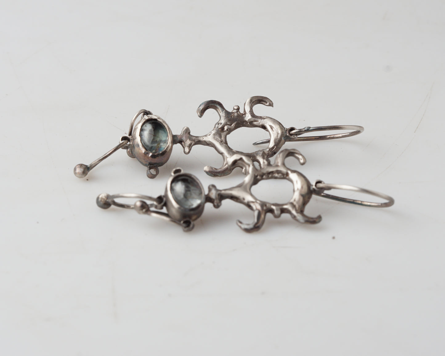 Raw Carving Earrings