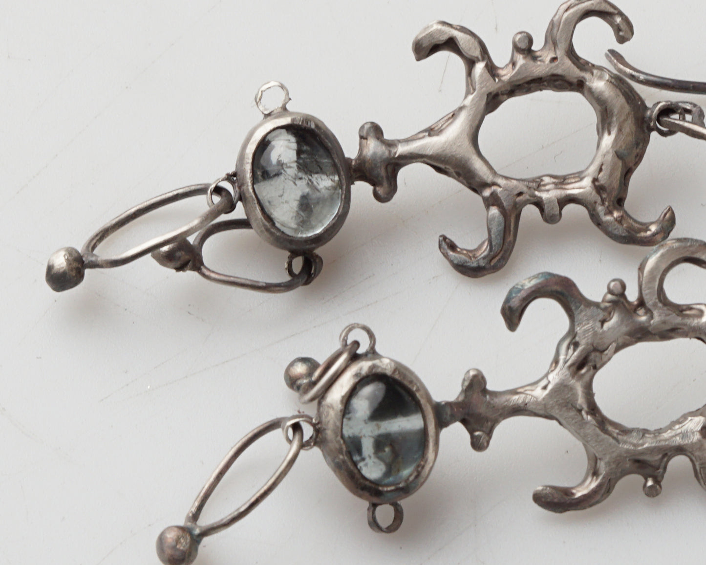 Raw Carving Earrings
