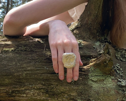 Naive Lion Ring