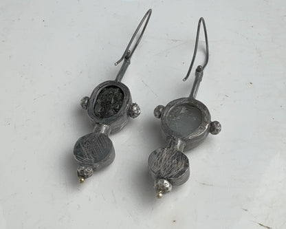 Dual Resonance Gem Earrings