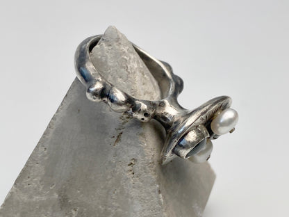 Bague en argent sterling Moss Whisper