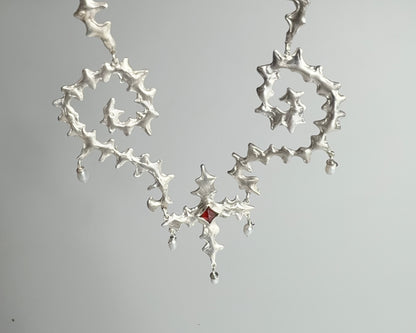 Thistle Cross Necklace