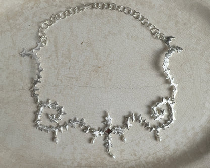 Thistle Cross Necklace